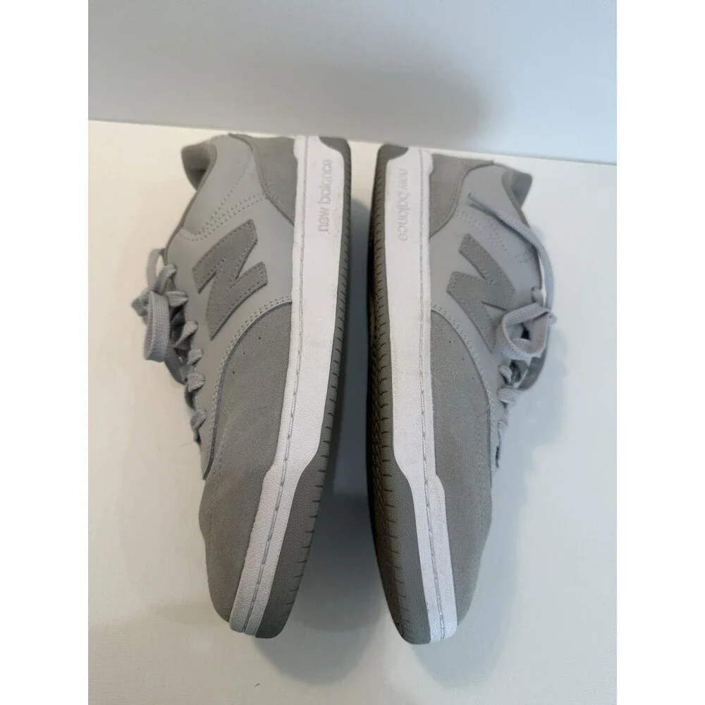 New Balance BB80GG1 Shoes Men's 12 Leather Low Top Sneakers Gray